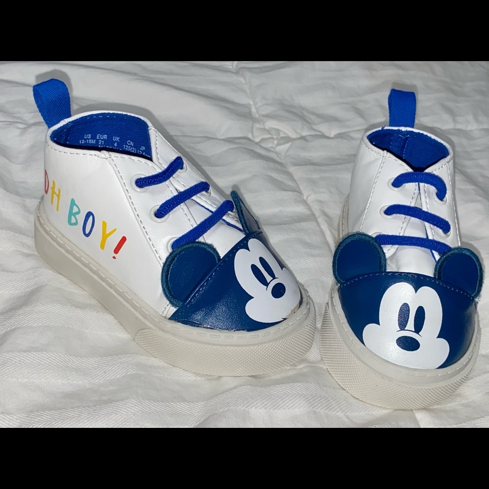 Mickey "Oh Boy!" Shoes-size 12-18 month